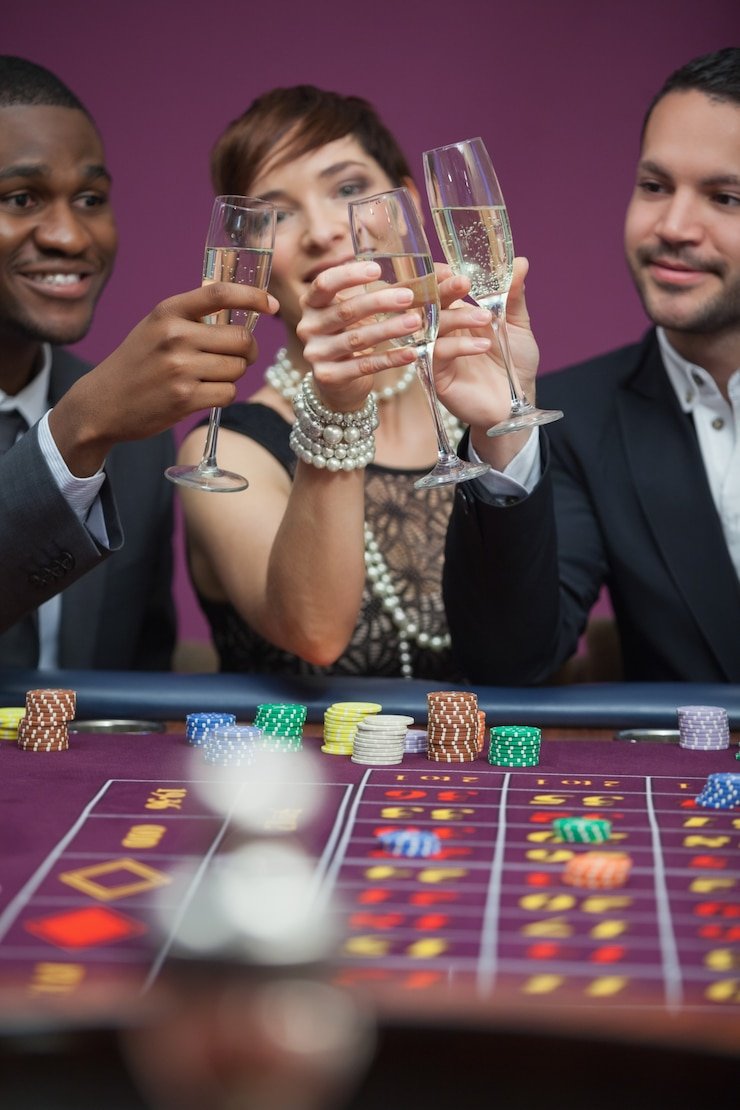 Live dealer blackjack table broadcast